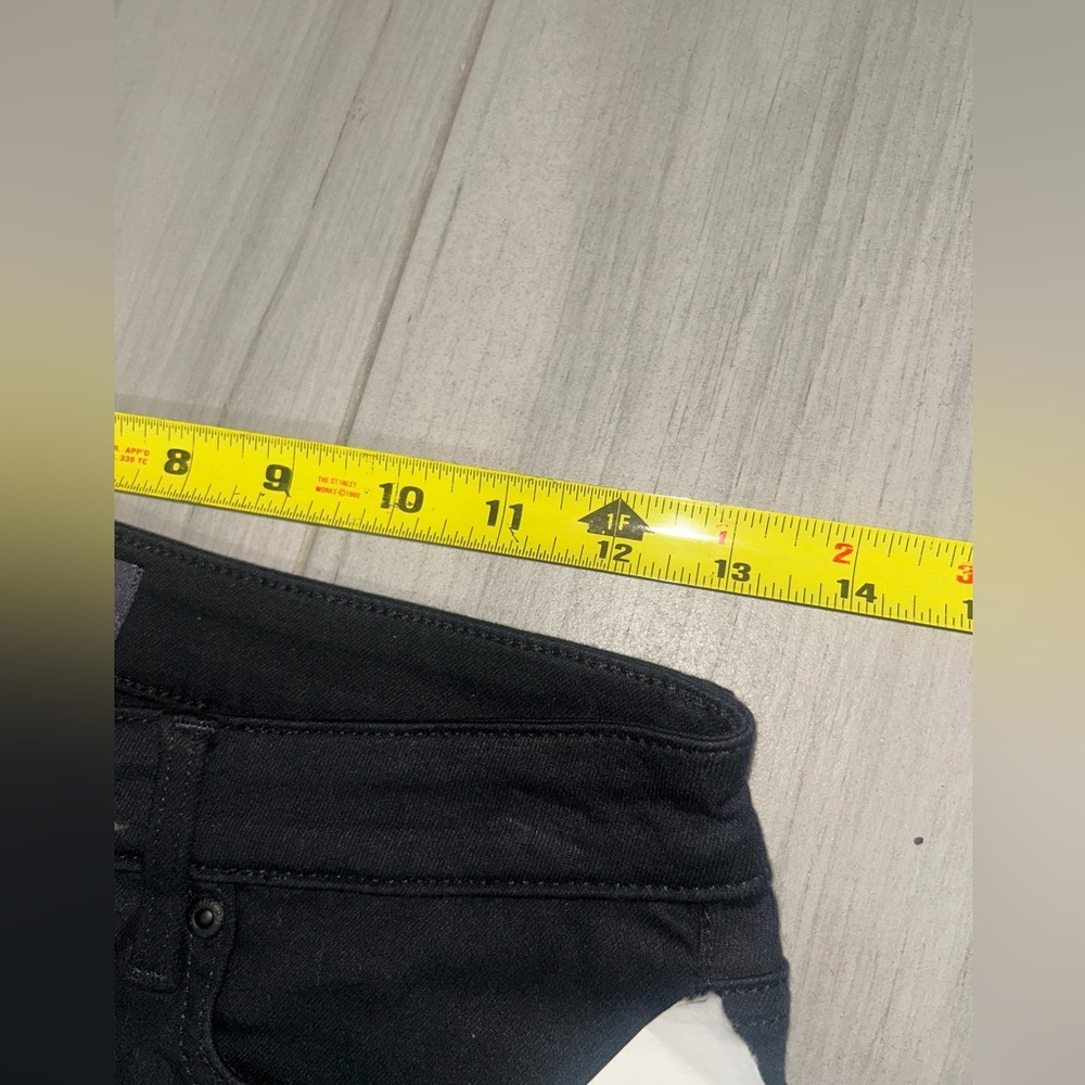 NEW NYDJ Sheri Slim Jeans Black Size 0 - Picture 7 of 8